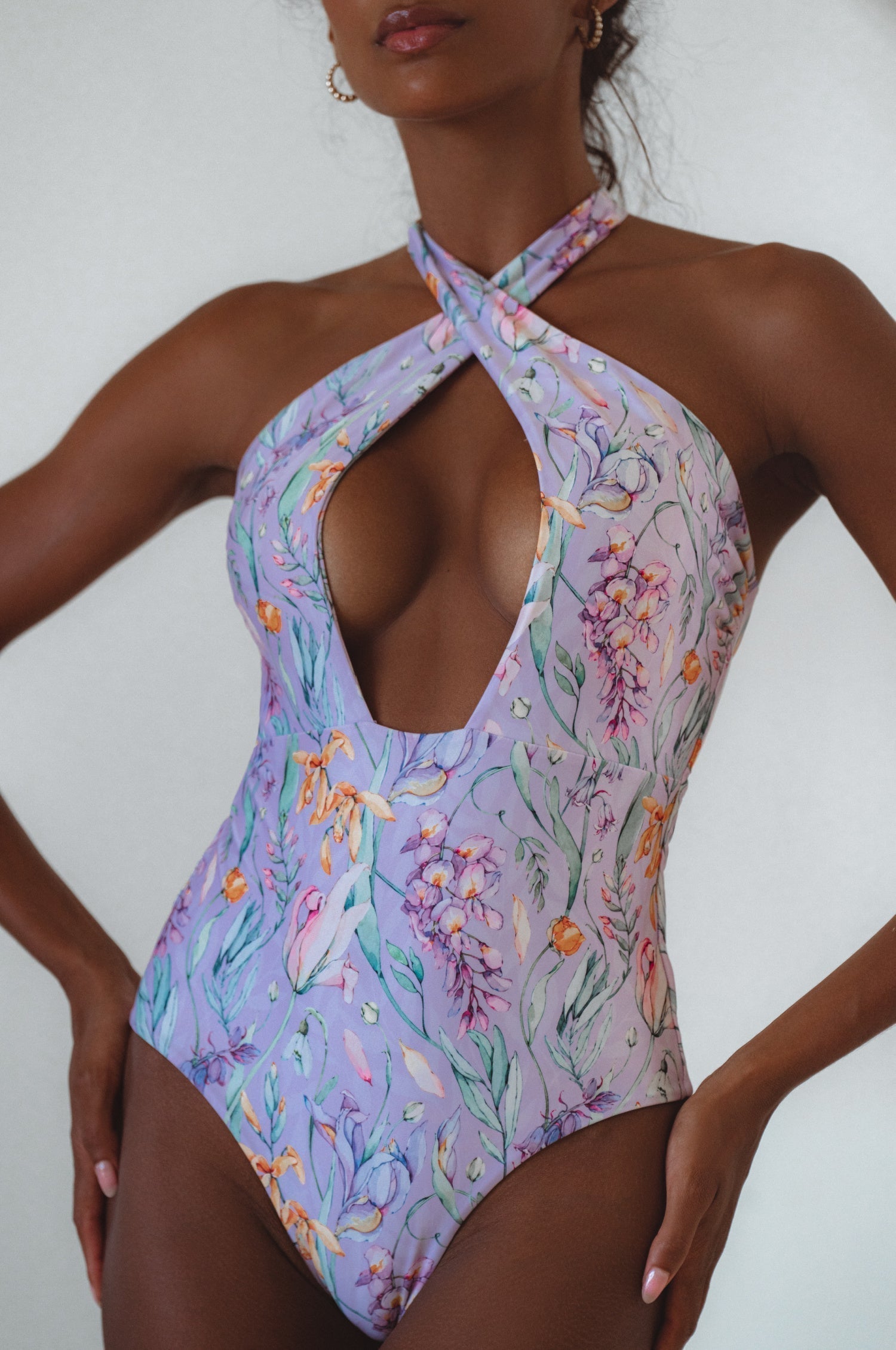 Iliana Cross-Over One Piece Swimsuit-6
